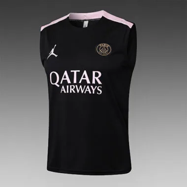 24-25 PSG Black Vest Kit Soccer