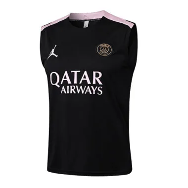 24-25 PSG Black Vest Kit Soccer