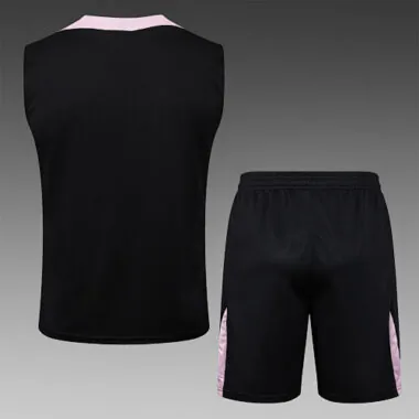 24-25 PSG Black Vest Kit Soccer