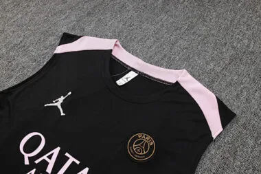24-25 PSG Black Vest Kit Soccer
