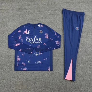 24-25 PSG Long Sleeve Training Suit Football Shirts(13)