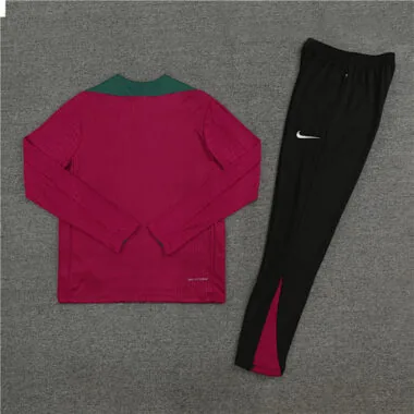 24-25 PSG Red Player Version Long Sleeve Training Suit Football Shirts