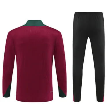 24-25 PSG Red Player Version Long Sleeve Training Suit Football Shirts