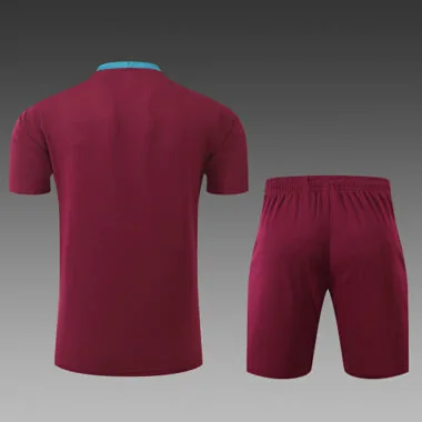 24-25 PSG Red Training Suits Soccer Jerseys