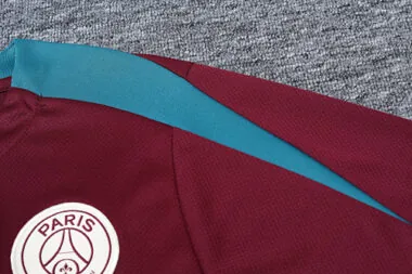 24-25 PSG Red Training Suits Soccer Jerseys