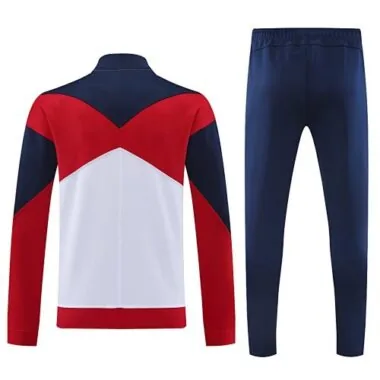 24-25 PSG Long Sleeve Kits White Jacket Suits Soccer Jerseys