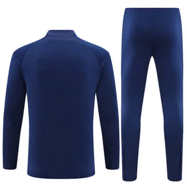 23-24 PSG Long Sleeve Kits Navy Zipper Training Suits Jersey