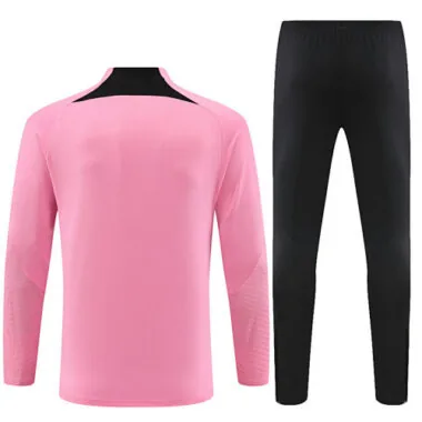 23-24 PSG Training Suits Long Sleeve Pink Kits Cheap Jerseys