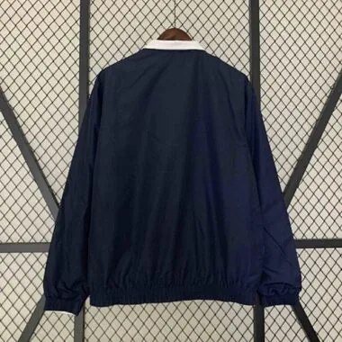 23-24 PSG Reversible Windbreaker White&Navy Double-Sides Jacket Soccer Jerseys For Sale