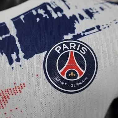24-25 PSG uittenue, wit, spelersversie, voetbalshirts te koop