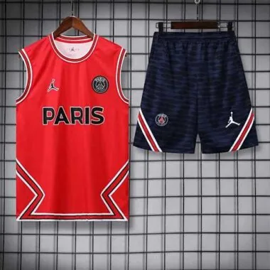 22-23 PSG vest training suit kit red