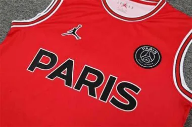 22-23 PSG Trainingsanzug-Set mit Weste, rot