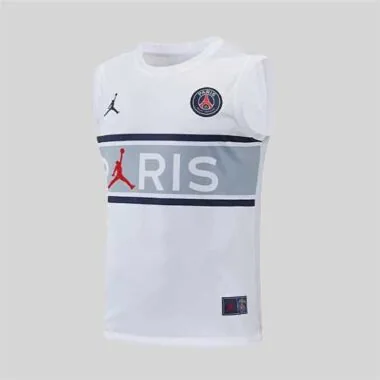 22-23 PSG vest training kit kit white grey stripe