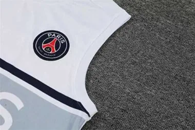 22-23 PSG vest training kit kit white grey stripe