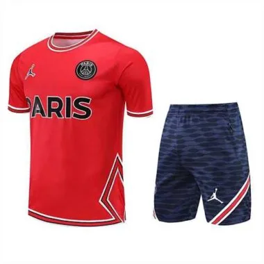 22-23 PSG training suit Short Sleeve Kit red