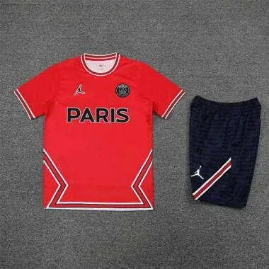 22-23 PSG training suit Short Sleeve Kit red