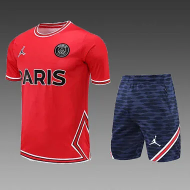22-23 PSG training suit Short Sleeve Kit red