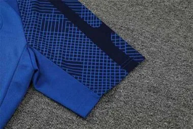 Conjunto de treino do PSG 22-23, manga curta, azul