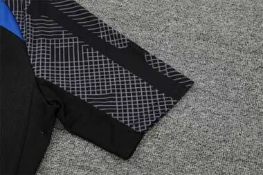 22-23 PSG training suit short sleeve kit Black Blue
