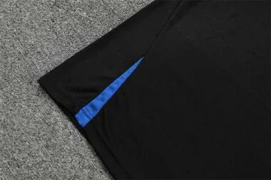 22-23 PSG training suit short sleeve kit Black Blue