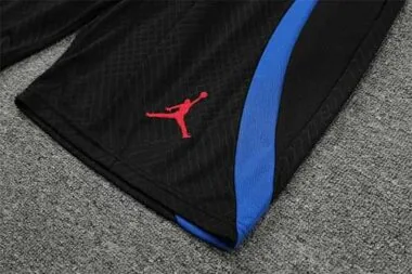 22-23 PSG training suit short sleeve kit Black Blue