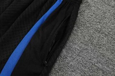 22-23 PSG training suit short sleeve kit Black Blue
