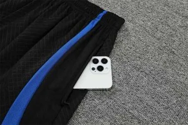 22-23 PSG training suit short sleeve kit Black Blue