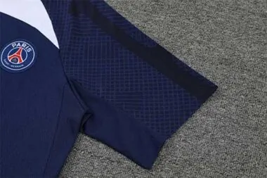 Equipamento de treino de manga curta do PSG 22-23, azul