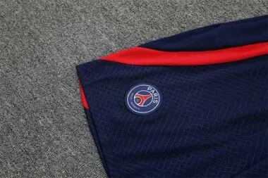 Equipamento de treino de manga curta do PSG 22-23, azul