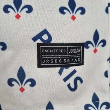 PSG-Polo von Jordan, Co-Branding, weiß