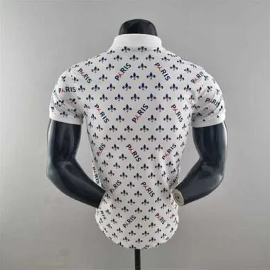 PSG-Polo von Jordan, Co-Branding, weiß