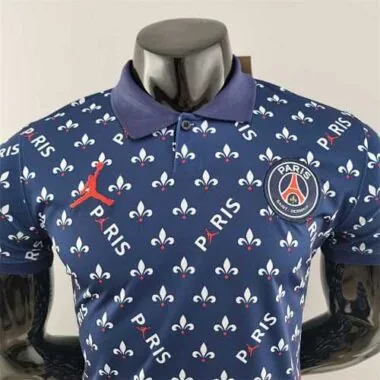 PSG Polo Jordan, blauw, met gezamenlijk logo