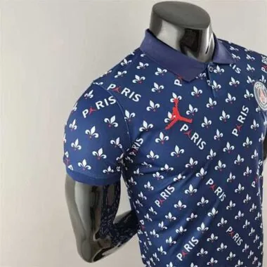 PSG Polo Jordan, blauw, met gezamenlijk logo