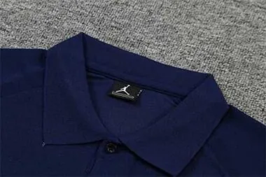 Polo Jordan PSG con stampa sul petto blu zaffiro