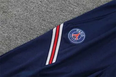 Polo Jordan PSG con stampa sul petto blu zaffiro