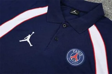Polo Jordan PSG sapphire blue and white