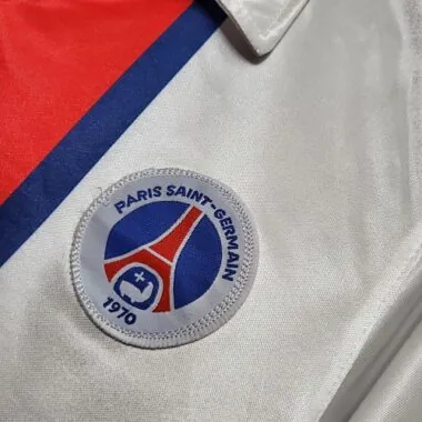 98-99 PSG, camisola branca de visitante