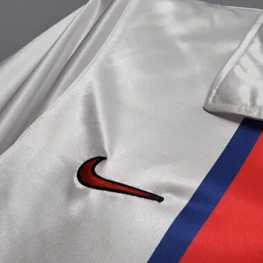 98-99 PSG, camisola branca de visitante
