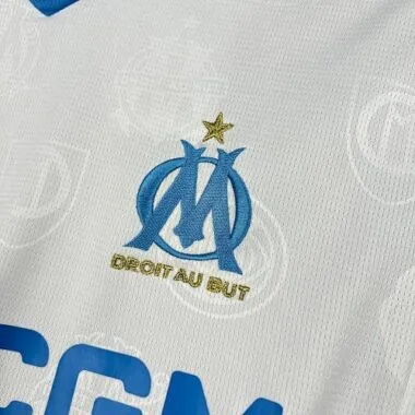25-26 Marseille Heimtrikot – Langarm-Fußball-T-Shirt