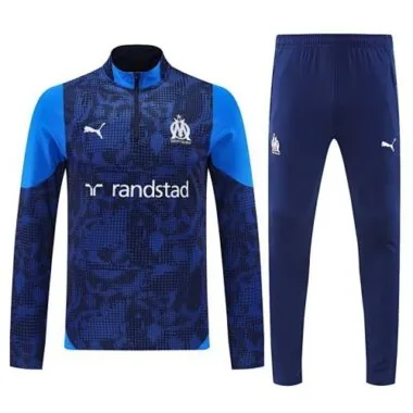 25-26 Marseille Blue Training Kit Soccer T-Shirt AAAAJersey Supply Yupoo