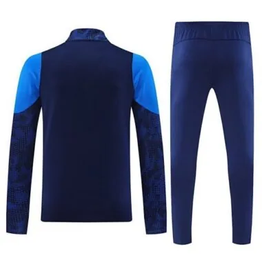 25-26 Marseille Blue Training Kit Soccer T-Shirt
