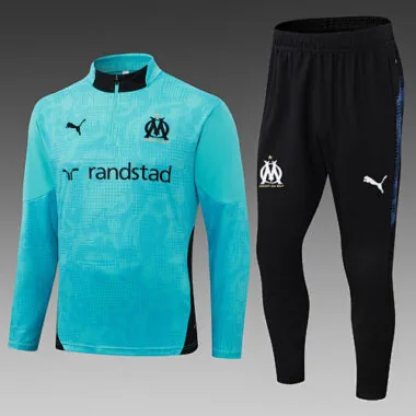 25-26 Marseille Long Sleeve tracksuit Kit Soccer T-Shirt AAAAJersey Supply Yupoo