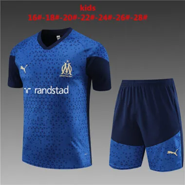 23-24 Marseilles Kids Soccer Jerseys Yupoo