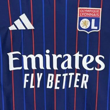 25-26 Lyon Away Kit Soccer