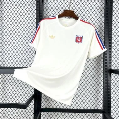 25-26 Lyon 75th Anniversary Special Edition T-Shirt Football Apparels Soccer AAAAJersey Yupoo