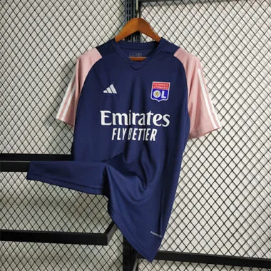 Tuta da allenamento Lyon Blue 23-24, taglie S-XXL, maglia da calcio
