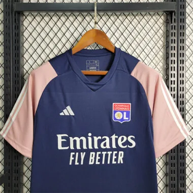 Tuta da allenamento Lyon Blue 23-24, taglie S-XXL, maglia da calcio