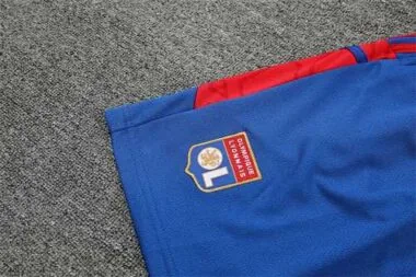 22-23 Completo da allenamento del Lione, maniche corte, blu