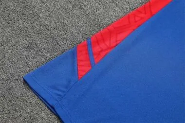 22-23 Completo da allenamento del Lione, maniche corte, blu