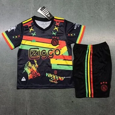 23-24 Ajax Kids Bob Marley Special Edition Kit Size:16-28 Soccer Jersey Yupoo